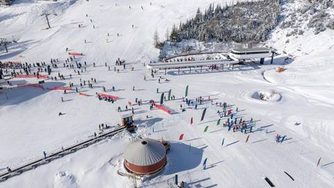 drone image of lesson meeting area