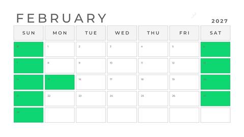 february kids craft calendar