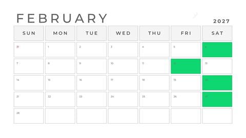 february calendar for kids night out
