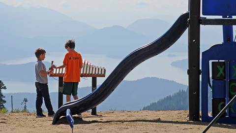 kids at schweitzer in the summer