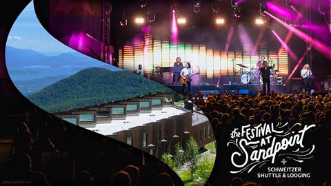 image of festival in sandpoint and hotels at schweitzer