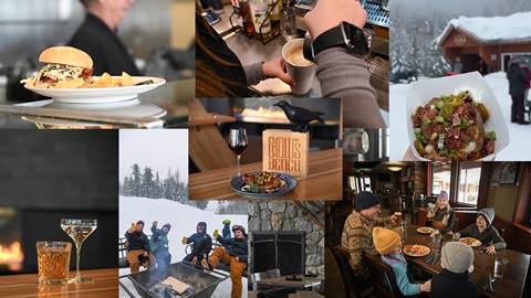 dining collage of restaurants at Schweitzer