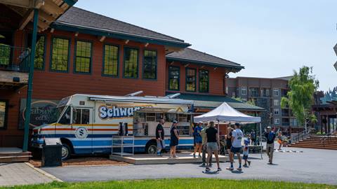 picture of Schwagon food truck at Schweitzer in the Village
