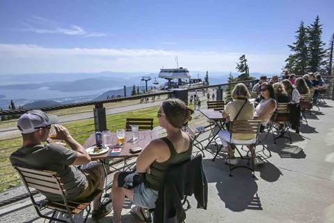 sky house patio at Schweitzer