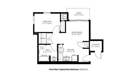 blueprints of apartments at employee housing