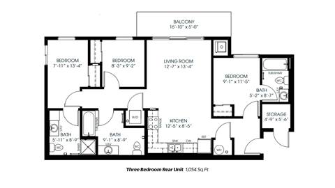 blueprints of apartments at employee housing