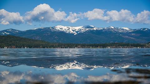 view of schweitzer from lake pend oreille