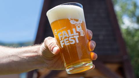 fall fest glass