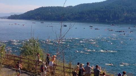 long bridge swim in Sandpoint Idaho