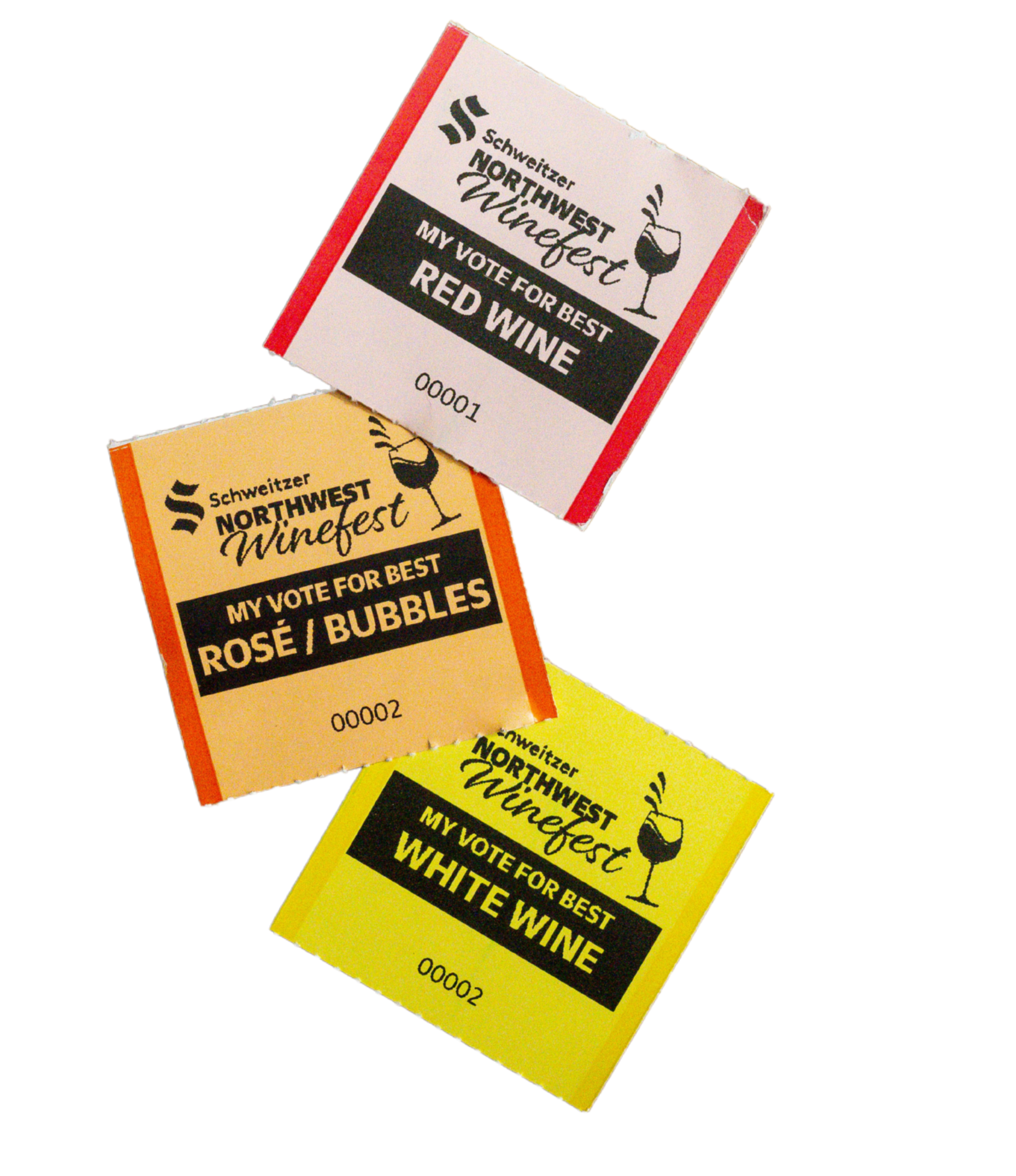 image of tasting tickets for winefest