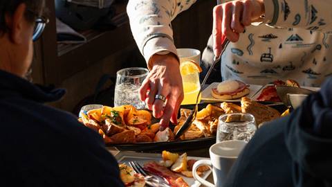 summit sunrise breakfast at Sky House at Schweitzer