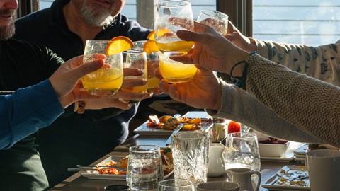 summit sunrise breakfast at Sky House at Schweitzer