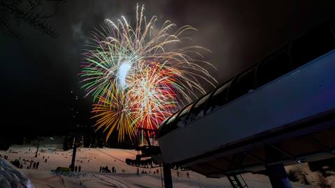 fireworks at Schweitzer