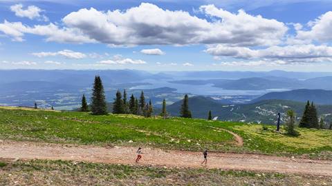 race the wolf at Schweitzer