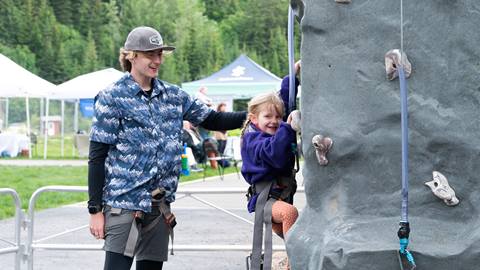 rock climbing