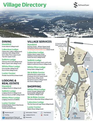 village map at Schweitzer