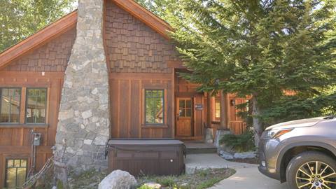 exterior photo of Schweitzer's Condo rental - cabin 1