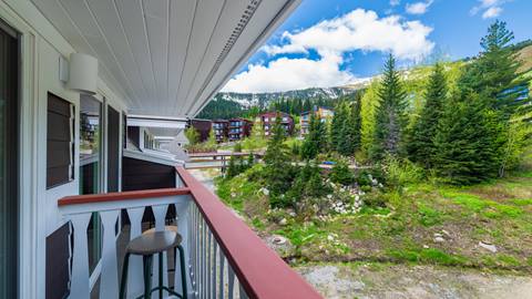 image of view from room at Selkirk condo at Schweitzer