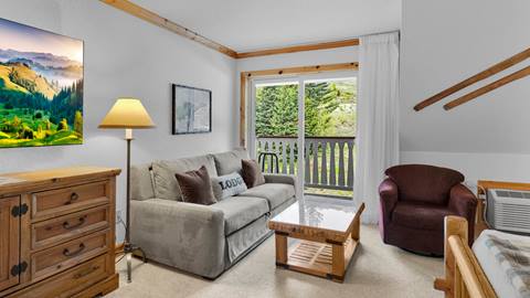 image of living area in Selkirk Condo at Schweitzer