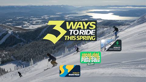 people skiing at schweitzer mountain