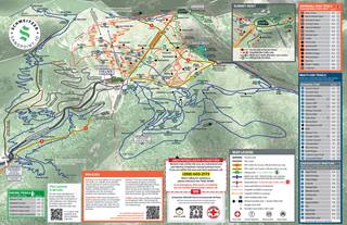 summer trail map at Schweitzer