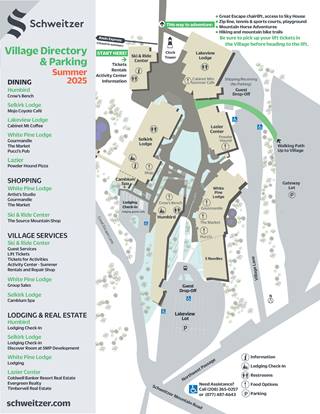Summer Village Map at Schweitzer