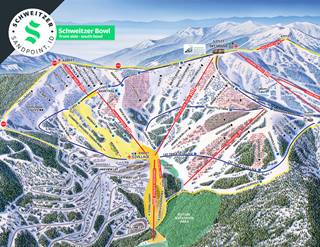 map of the front bowl at Schweitzer