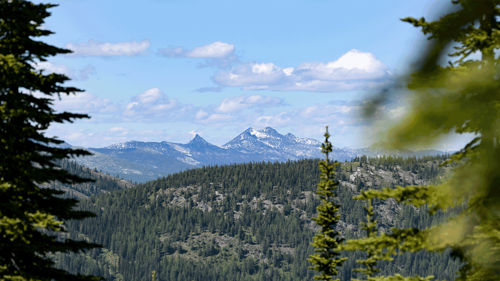 view of mountains from sandpoint
