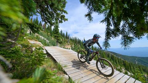 mountain biking