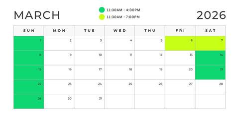 March snowtubing schedule at Schweitzer