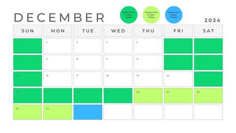 december calendar