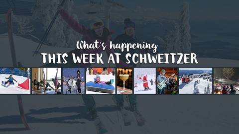 this week at schweitzer header with images of schweitzer life