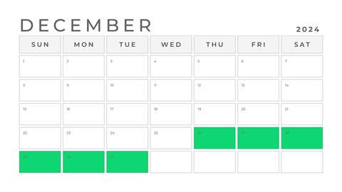 december calendar