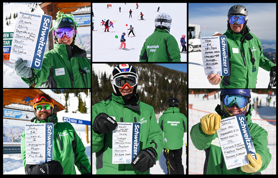 Mountain Hosts with thier- SchweitzerID cards