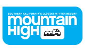 Blue Mountain High logo with Southern California's Greatest Mountain Resort